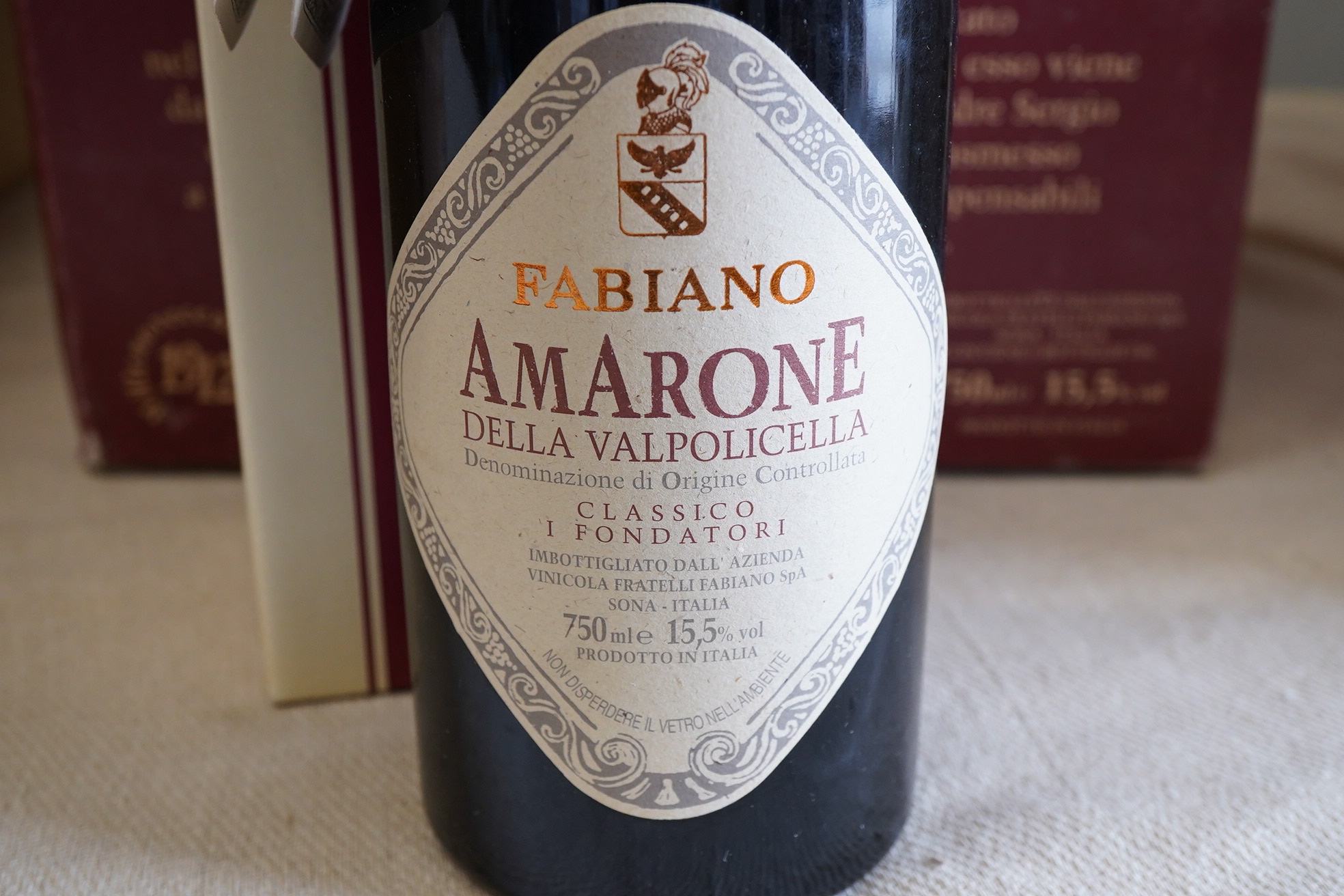 Fabiano, Amarone della Valpolicella Classico I Fondatori, 2003